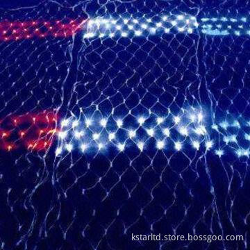 LED Net Light 1m x 3m with Controller, Waterfall Effect, Outdoor and Indoor Use, CE, RoHS